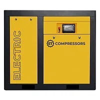 Винтовой компрессор ET-Compressors SL 55-08 DS VS PM (IP55) двухступенчатый с частотным регулированием производительности и двигателем на постоянных магнитах (миниатюра)