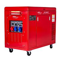 Бензиновый генератор HND GE 11000 XQST (в шумозащитном кожухе) (миниатюра)