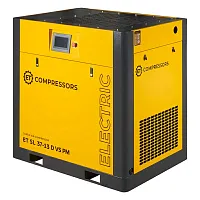 Винтовой компрессор ET-Compressors SL 37-13 D VS PM (IP23) без муфты с частотным регулированием производительности и двигателем на постоянных магнитах (миниатюра)