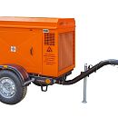 Передвижной компрессор ЗИФ СВЭ-14/1,0 в кожухе на шасси. Основное изображение