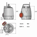 Погружной насос Calpeda GXR-9 220V. Дополнительное изображение 3