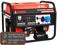 Бензиновый генератор A-iPower A3500EAX (миниатюра)