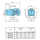 Самовсасывающий насос Calpeda NGL 4/110 230/400/50 Hz. Дополнительное изображение 2