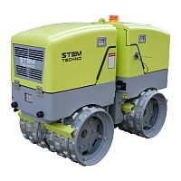 Каток вибрационный двухвальцовый траншейный STEM Techno SRTR 1600D (миниатюра)