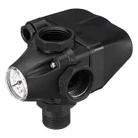 Реле давления насоса с манометром ET-14/04 W1 1-4bar 1х1”m+2x1”f (миниатюра)