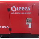 Дизельный генератор АМПЕРОС LDG12-3 E в кожухе. Основное изображение