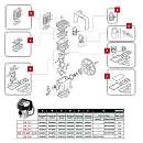 9434F03 Ремонтный комплект прокладок (F) компрессора FINI BK 113. Основное изображение