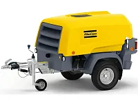 Дизельный винтовой компрессор Atlas Copco XAS 48KD на шасси (миниатюра)