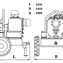 Дизельная мотопомпа VAR 6-250 FKL10 G11 TRAILER. Дополнительное изображение 2