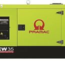 Дизельный генератор Pramac GXW 35 W в кожухе. Основное изображение