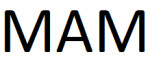 Логотип MAM