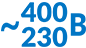 400(380)В + 230(220)В 400(380)В + 230(220)В