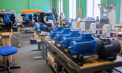 Участок контроля качества запчастей